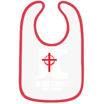 Discover JC Jesus Christ My Savior Love Jesus Christian Bibs