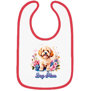 Discover Dog Mom - Cockapoo Bibs