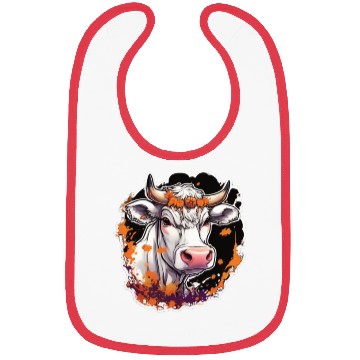 Discover Kug Cow Halloween Cow Skull Cow Head Cows Bibs