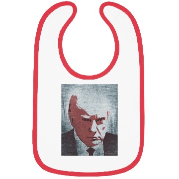 Discover Donald Trump mugshot graffiti Bibs