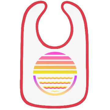 Discover Retro sunset style 80s Bibs