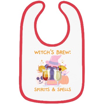 Discover Witch's Brew: Spirits & Spells Bartender Halloween Bibs