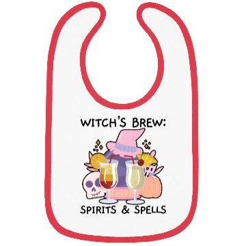Discover Witch's Brew: Spirits & Spells Bartender Halloween Bibs