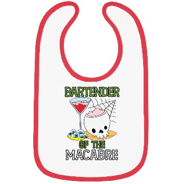 Discover Bartender of the Macabre Bartender Halloween Bibs