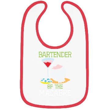 Discover Bartender of the Macabre Bartender Halloween Bibs