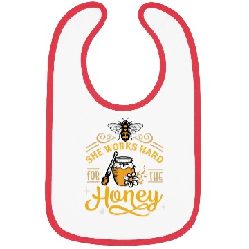 Discover Beekeeper, Bee Hive She Works Hard for the Honey Bibs