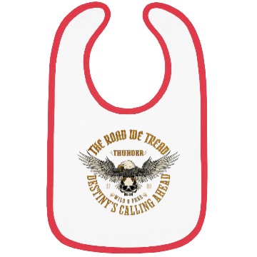 Discover Eagle and Skull Bibs