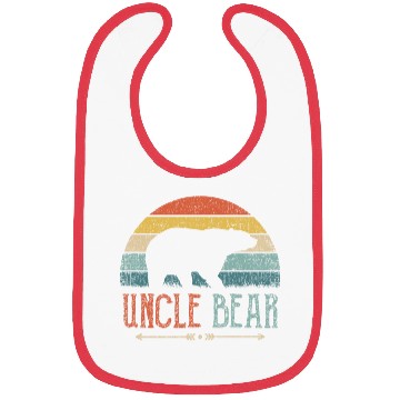 Discover Uncle Bear Vintage Retro Present Bibs