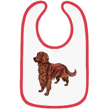 Discover Irish Red Setter Dog Bibs