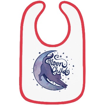 Discover Moonchild Cat Moon Bibs