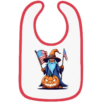 Discover Halloween Wizard Bibs