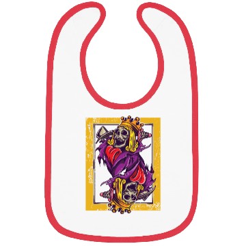 Discover Spades King Poker Ace Texas Hold'em Bibs