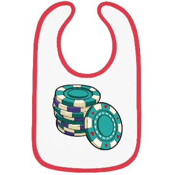 Discover Poker Chips Poker Ace Texas Hold'em Bibs