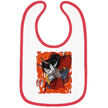 Discover Samurai Demon Warrior Bibs