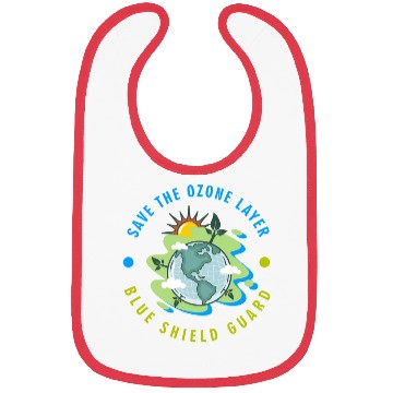 Discover SAVE THE OZONE LAYER BLUE SHIELD GUARD Bibs