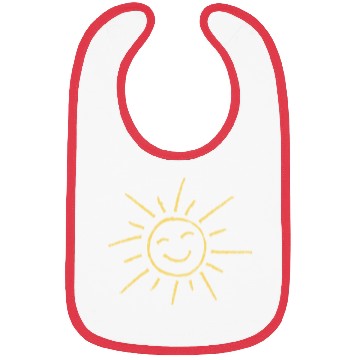 Discover Smiling Sun Chalkboard Drawing Bibs
