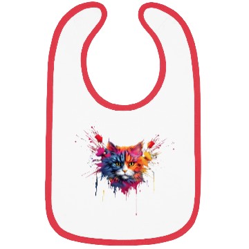 Discover Color Explosion Persian Cat Bibs
