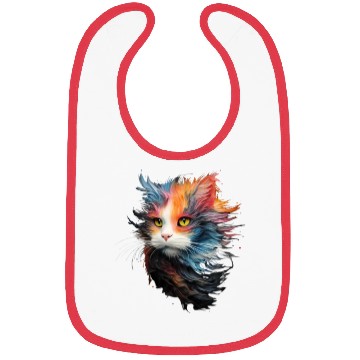 Discover Persian Cat Masterful Animal Painting Bibs