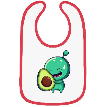 Discover Green Alien Avocado: Exotic Fusion Bibs