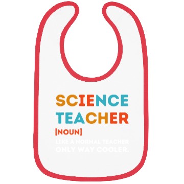 Discover science Teacher Like a Normal Teacher Only Way Bibs