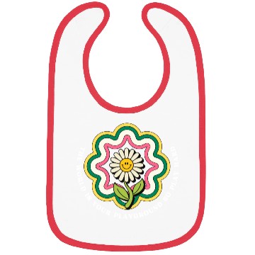 Discover Flower Quote Playground Bibs