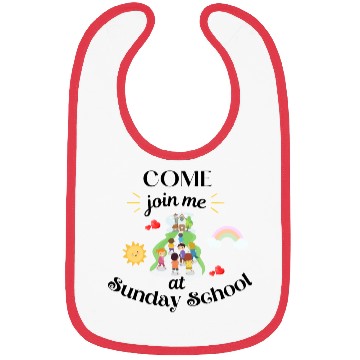Discover Join Me At Sunday School Bibs
