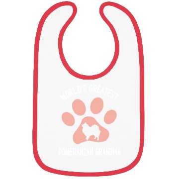 Discover T7tee Happy Mother Day Pomeranian Dog Lover Bibs