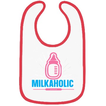 Discover Baby Newborn Milkaholic Nursery Bottle Infant New Bibs