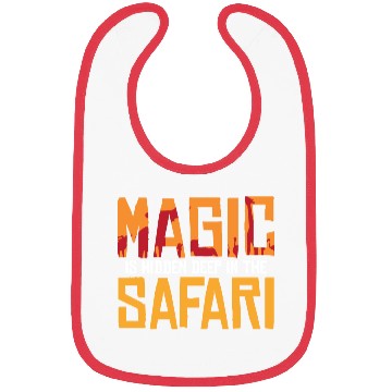 Discover Safari Magic Exploration Wilderness Lion Journey Bibs