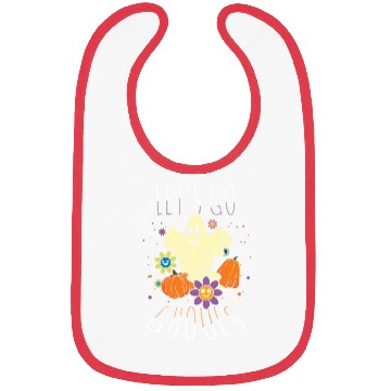 Discover Retro Vintage Go Ghost Hippie Creepy Halloween Bibs
