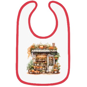 Discover Vintage Wildflower Poster Green Botanical Wall Art Bibs