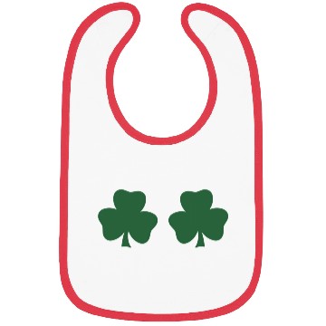 Discover St Patricks Day Shamrock Breasts Boobs Bibs