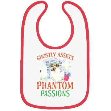 Discover Ghostly Assets Phantom Passions Scary Halloween Bibs