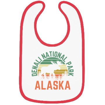 Discover Denali National Park Alaska Moose Hiking Nature Bibs