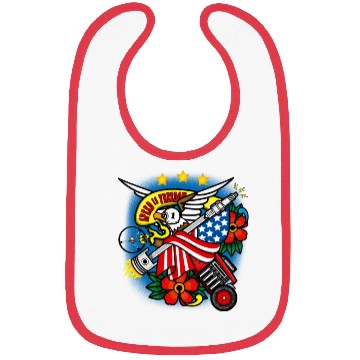 Discover Eagle, Piston and Flag Bibs