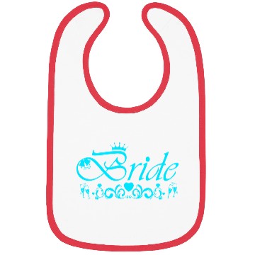 Discover Bride Bachelorette Party Blue Bibs