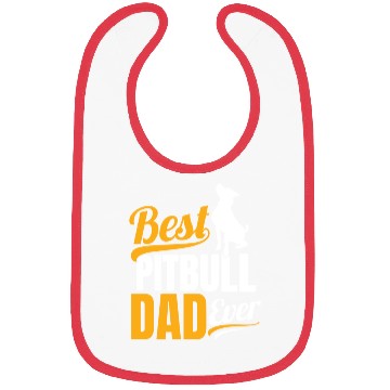 Discover Mens Best Pitbull Dad Ever Bibs