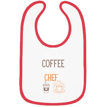 Discover Half Coffee chef Coffee and chef Job Bibs