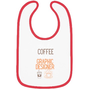 Discover funny Coffee and Graphic DesignerJob Bibs