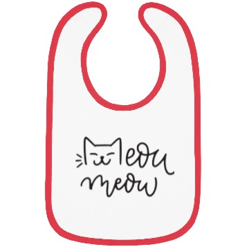 Discover Meow for cat lovers Bibs
