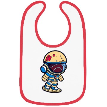 Discover Space Glide: Astronaut on a Hoverboard Bibs