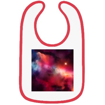 Discover Galaxy nebula abstract design Bibs