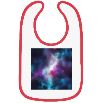 Discover Galaxy nebula abstract design Bibs