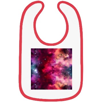 Discover Galaxy nebula abstract design Bibs