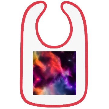 Discover Galaxy nebula abstract design Bibs