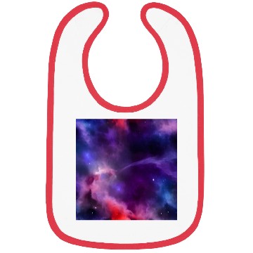 Discover Galaxy nebula abstract design Bibs