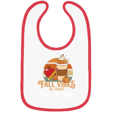Discover Fall Vibes That Pre-K Life Preschool Teacher Bibs