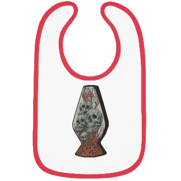 Discover Creepy Skulls In Vase Bibs