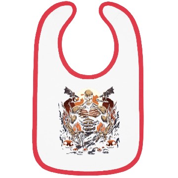 Discover Scary Beast Creepy Swole Halloween Gym Gains Bibs