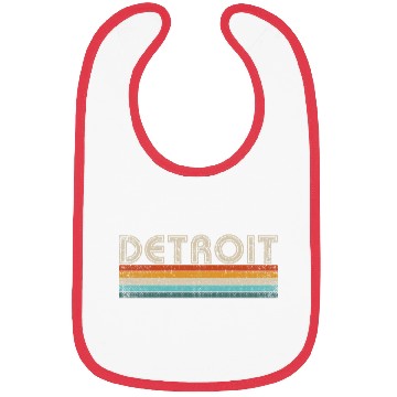 Discover Retro Detroit 313 Motor City Bibs Vintage 70s